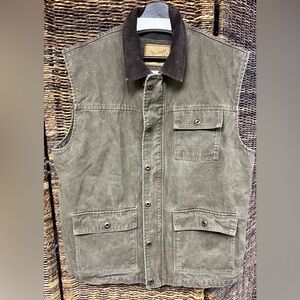 Orton‎ Brothers- Men's Brown Vest-The Vermont barn coat, Size: Large